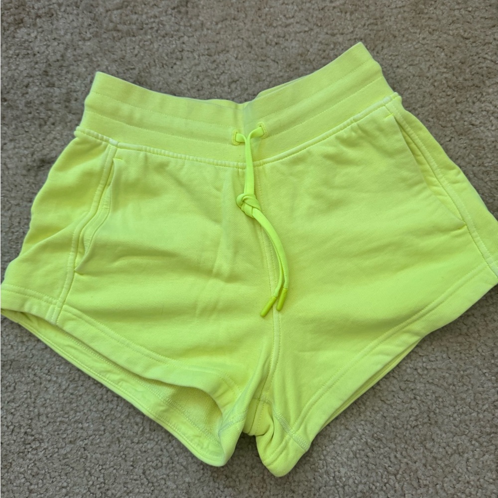 Neon Yellow Women's Lounge Shorts Lululemon